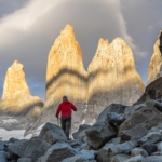 wandelen in Patagonië. O-trek Subiendo a la base