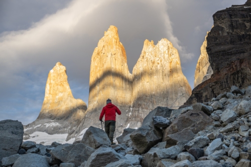 wandelen in Patagonië. O-trek Subiendo a la base